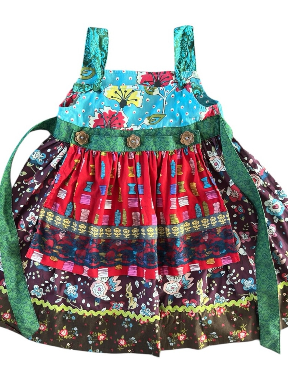 Fall dress Matilda Jane paint by numbers Dress Size 4 with apron